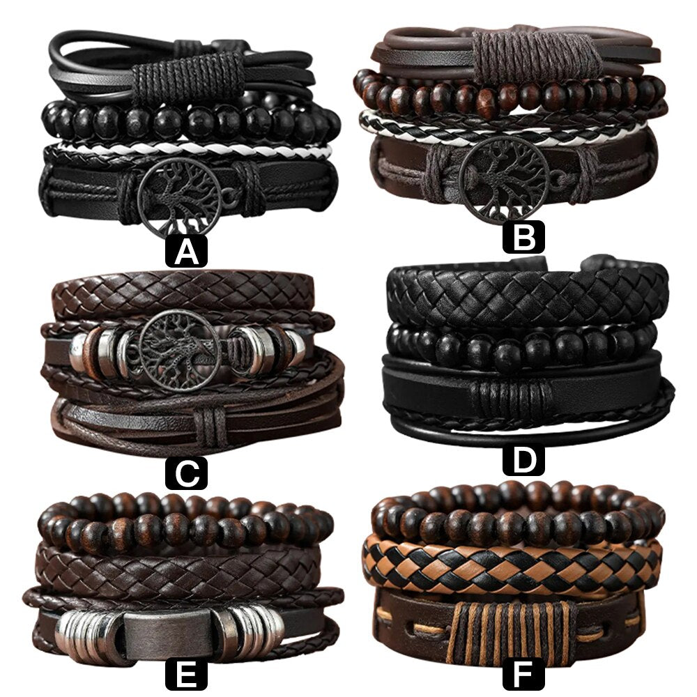3 set of Men’s Beaded Bracelets