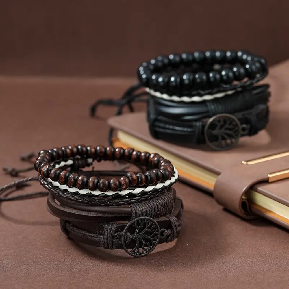 3 set of Men’s Beaded Bracelets