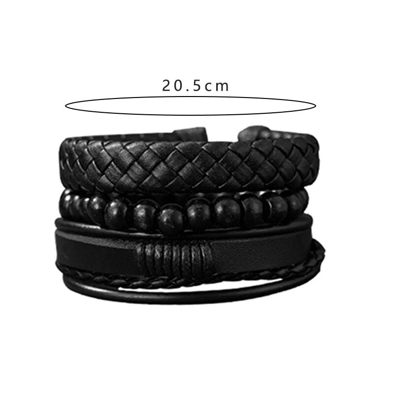 3 set of Men’s Beaded Bracelets
