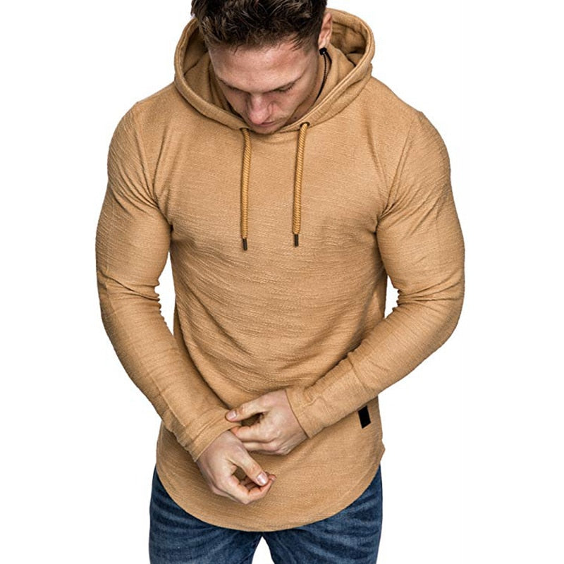 New Men’s Drawstring Sweatshirt