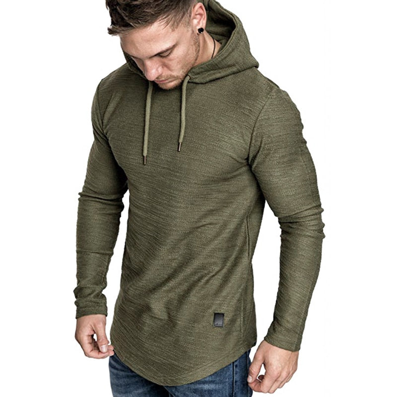 New Men’s Drawstring Sweatshirt