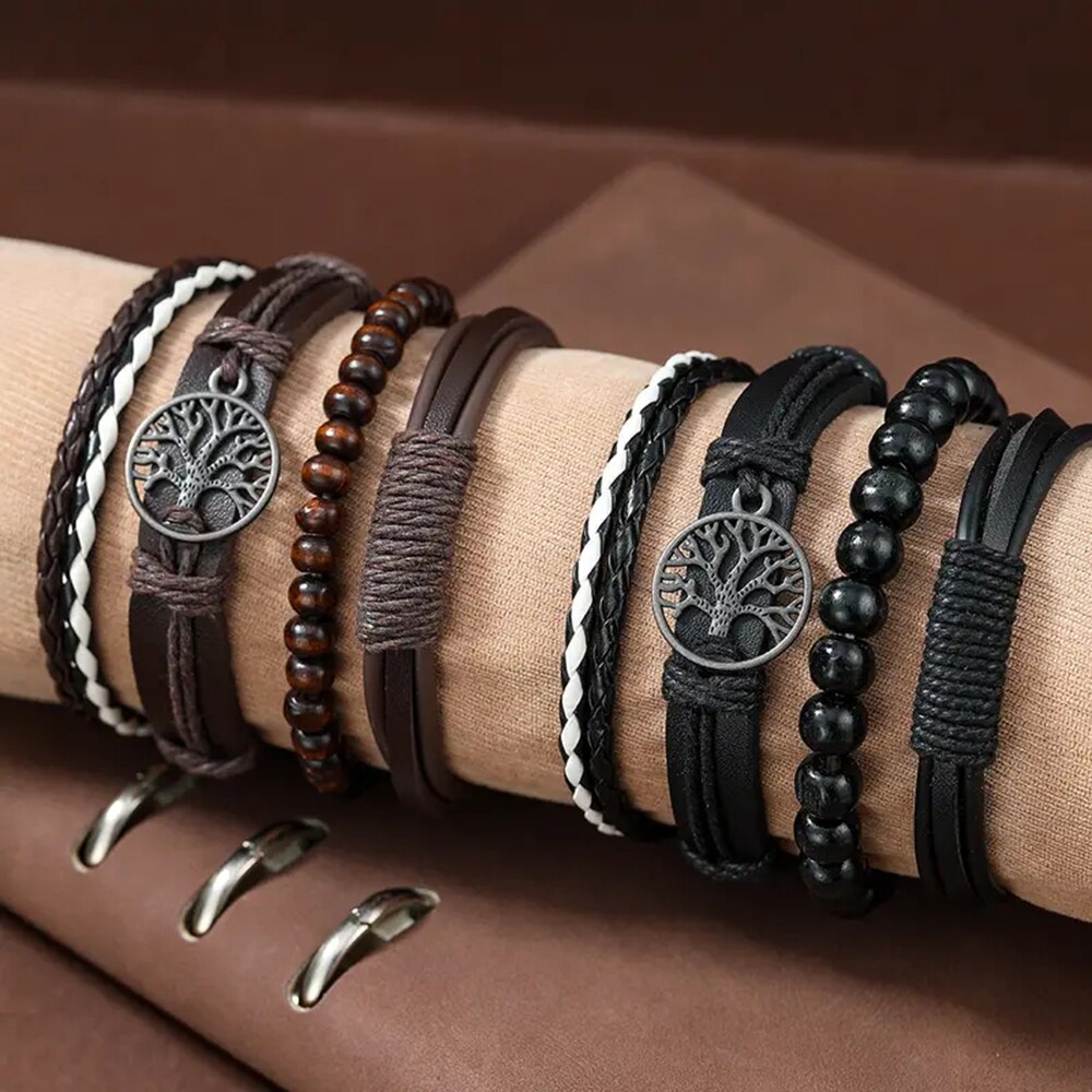 3 set of Men’s Beaded Bracelets