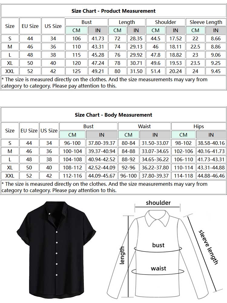 ZAFUL Button Short Sleeve