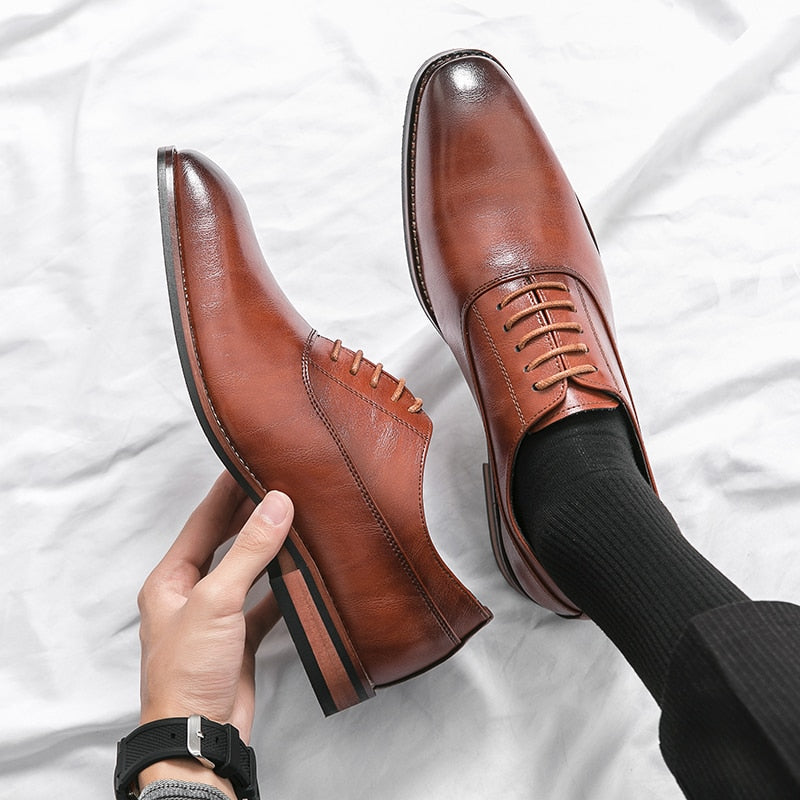 Men’s Oxford Leather Dress Shoes