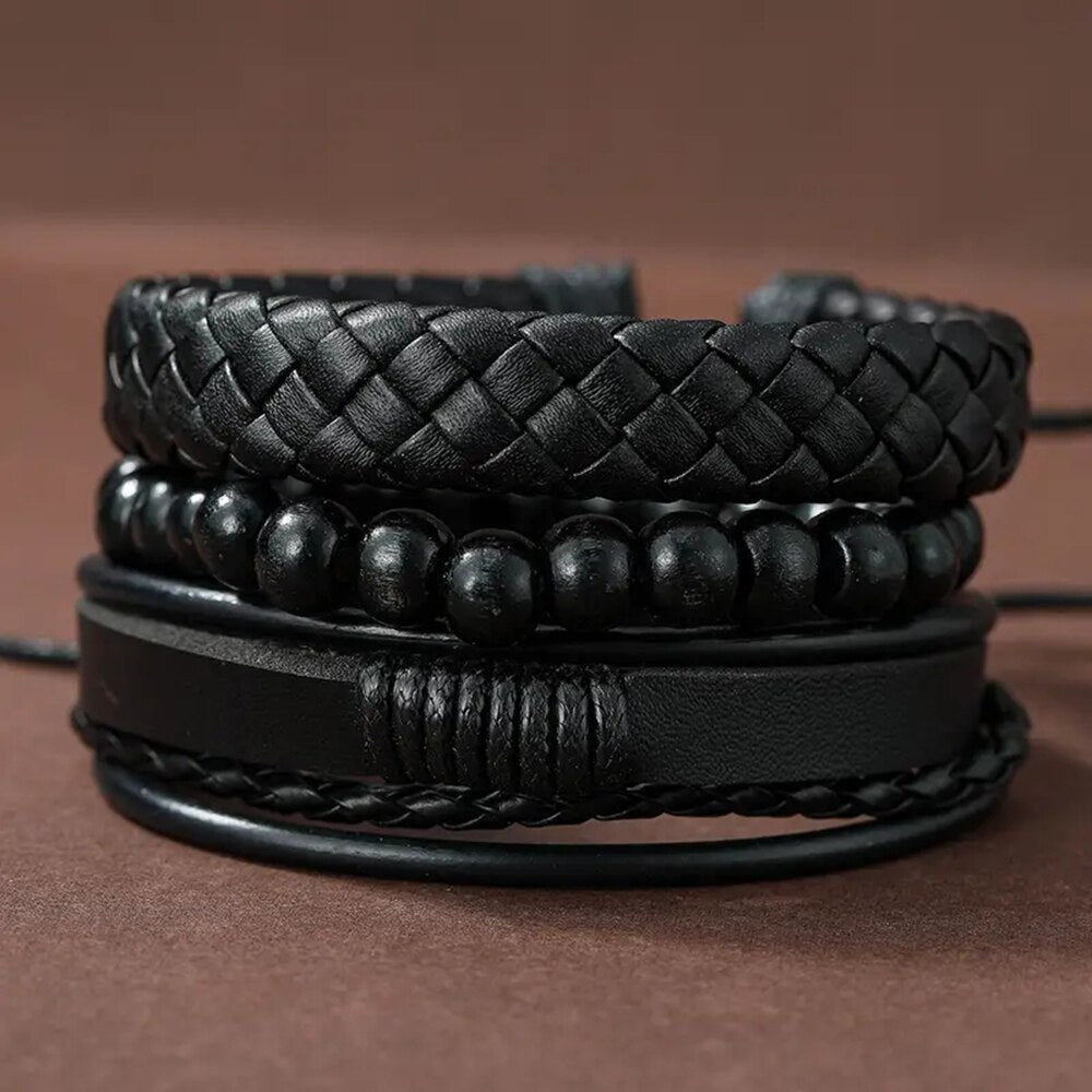 3 set of Men’s Beaded Bracelets