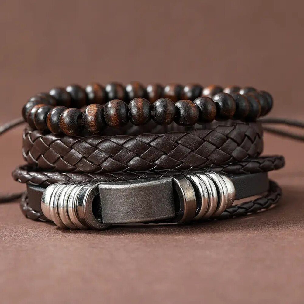 3 set of Men’s Beaded Bracelets