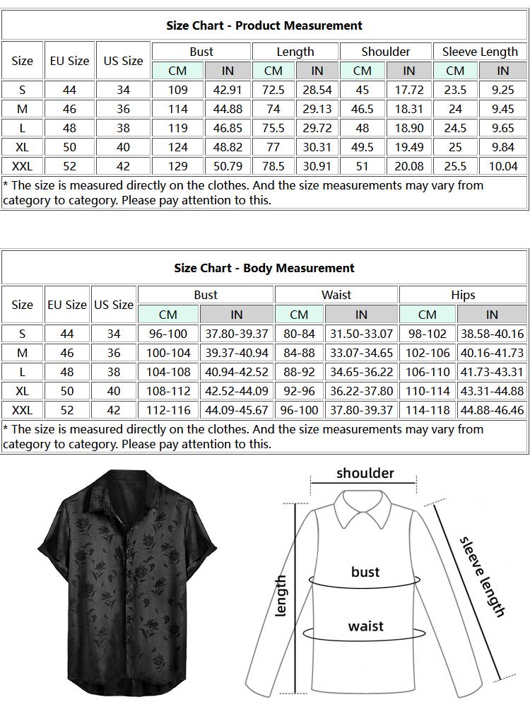 ZAFUL Satin Shirt For Men