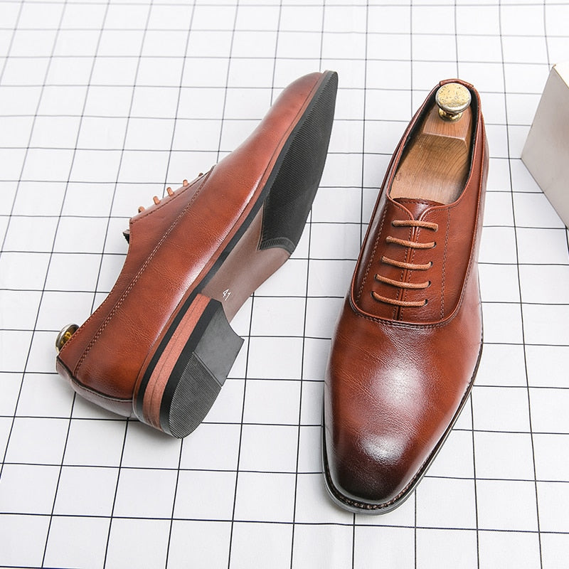 Men’s Oxford Leather Dress Shoes