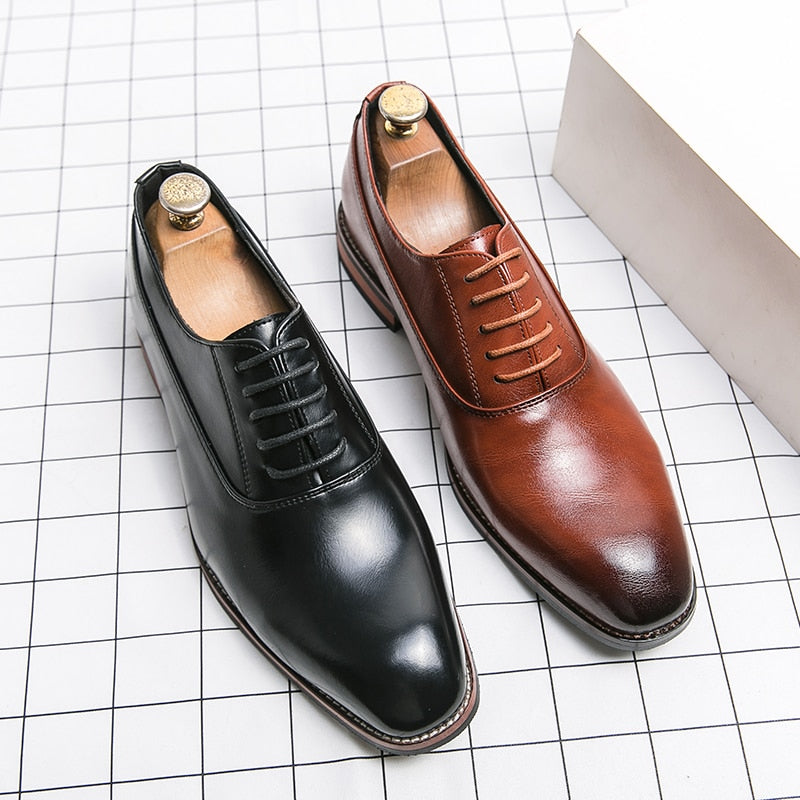 Men’s Oxford Leather Dress Shoes