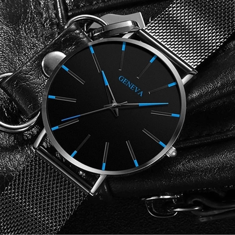 GENEVA Minimalist Men’s Quartz Wrist Watch