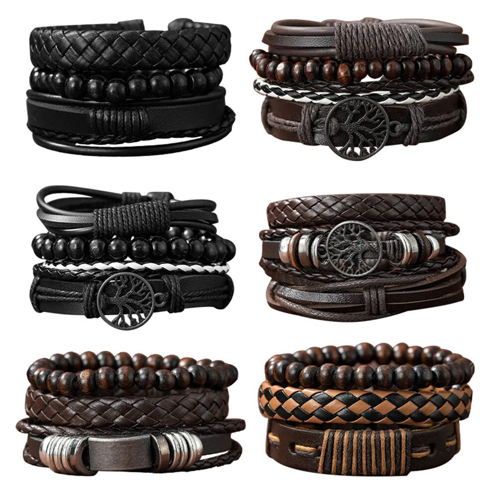 3 set of Men’s Beaded Bracelets